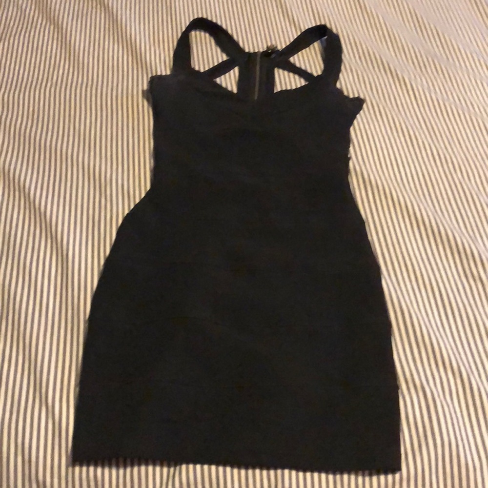 Black cocktail dress